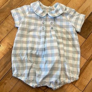 6-9m baby boy bubble/romper.